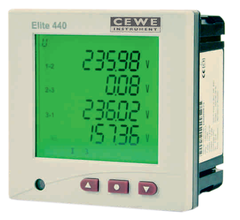 Elite 440   Multi-line Three-phase Panel Meter